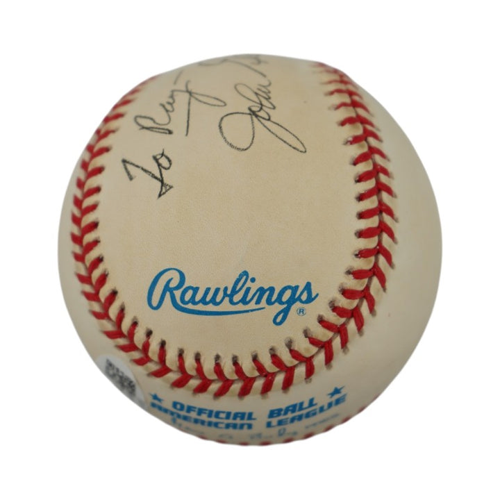 John Glenn US Astronaut Autographed Personalized OAL Baseball JSA COA