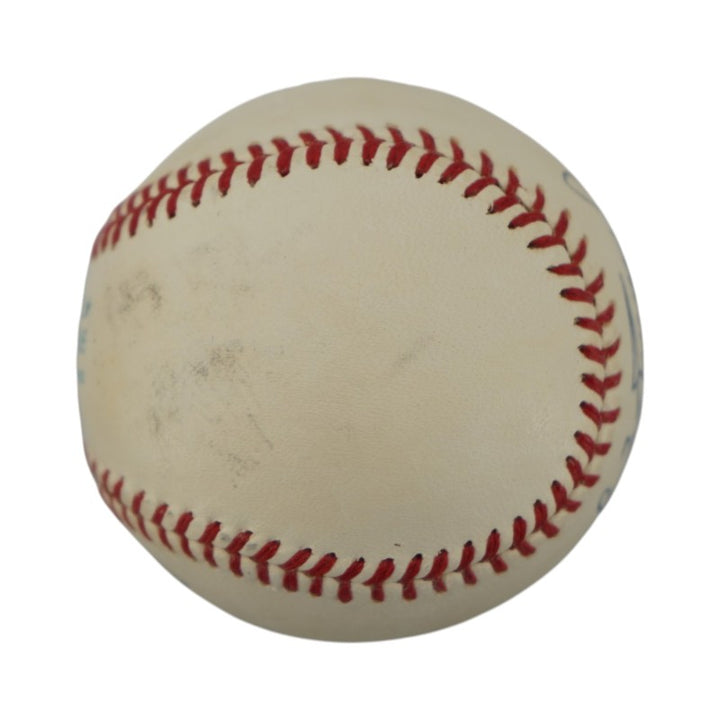 Johnny Mize Yankees Cardinals Autographed OAL Baseball JSA COA