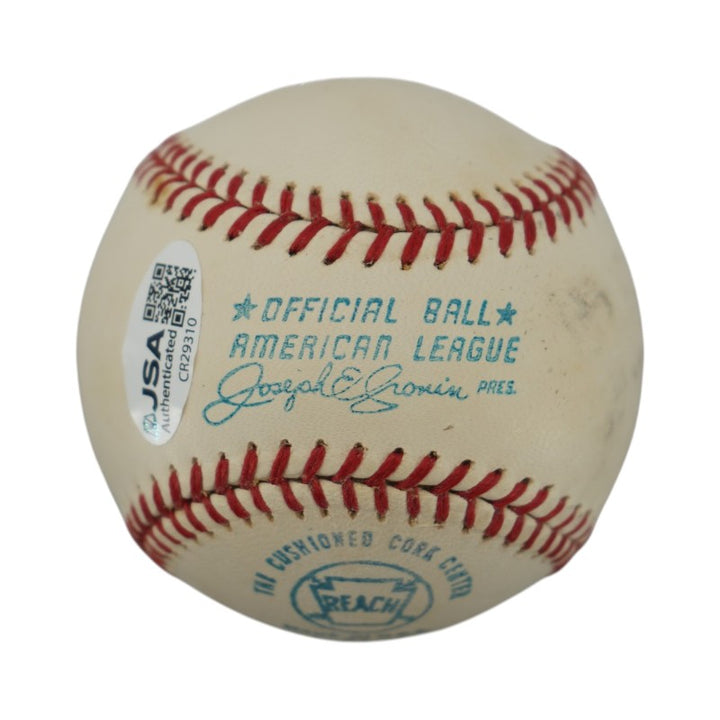 Johnny Mize Yankees Cardinals Autographed OAL Baseball JSA COA