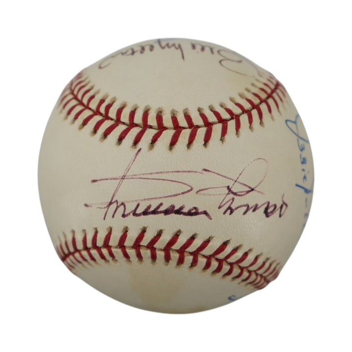 Minoso Guillen Melton Chicago White Sox Multi-Signed OMLB Baseball JSA COA