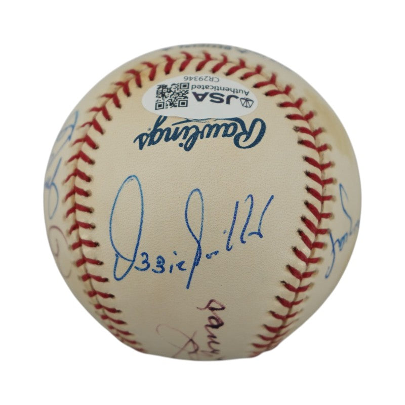 Minoso Guillen Melton Chicago White Sox Multi-Signed OMLB Baseball JSA COA
