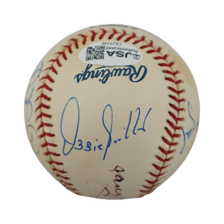 Minoso Guillen Melton Chicago White Sox Multi-Signed OMLB Baseball JSA COA