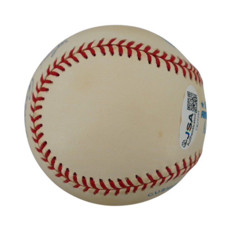 Louis Arroyo New York Yankees Autographed Inscribed OAL Baseball JSA COA