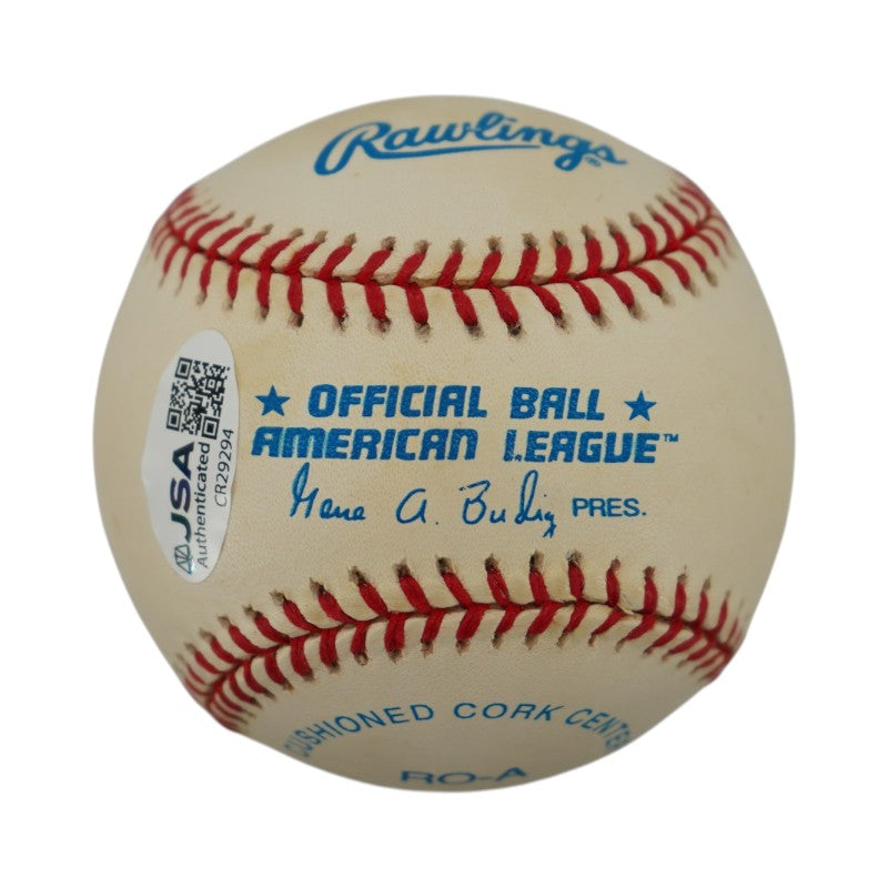 Louis Arroyo New York Yankees Autographed Inscribed OAL Baseball JSA COA