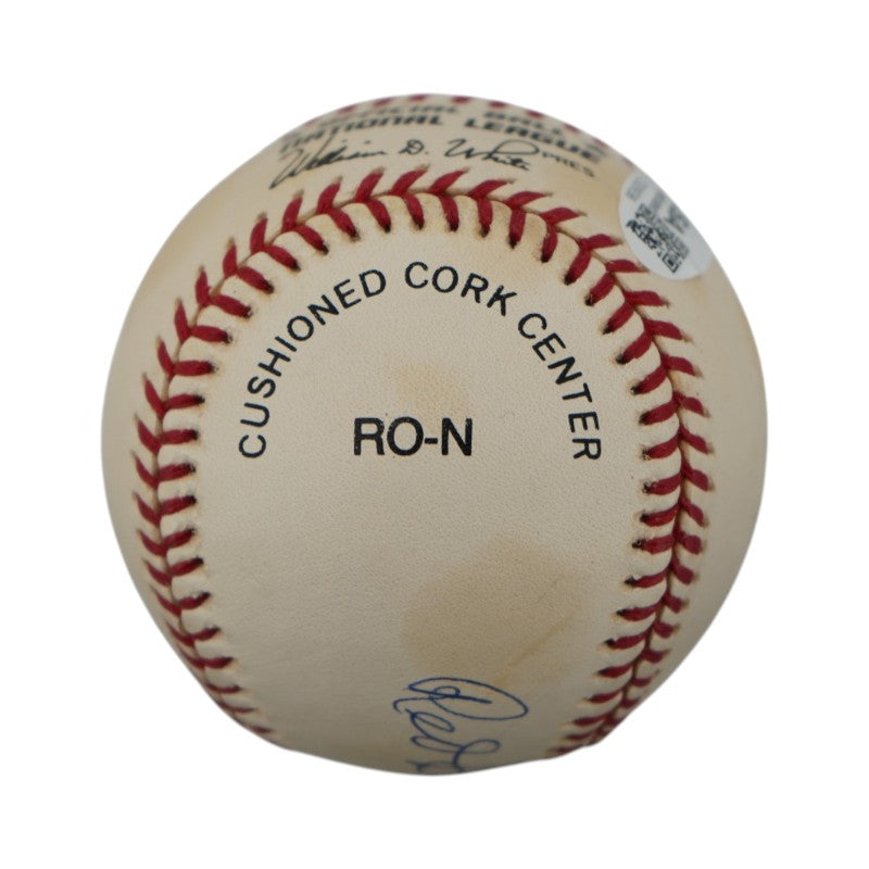 Red Schoendienst Cardinals Giants Autographed Inscribed ONL Baseball JSA COA