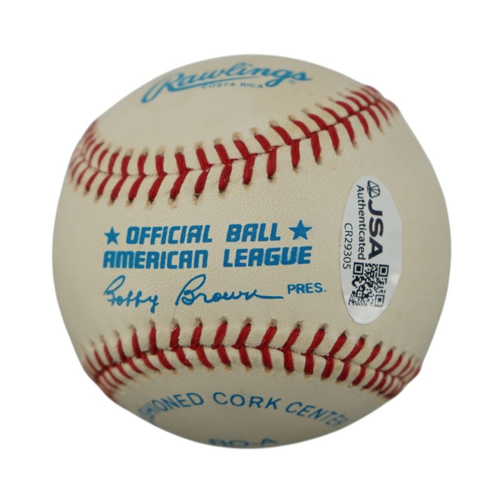 Roger Clemens Yankees Red Sox Autographed OAL Baseball JSA COA
