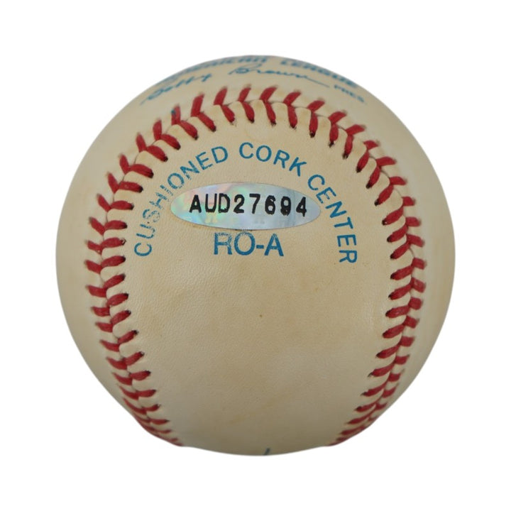 Rollie Fingers Oakland Athletics Autographed OAL Baseball UDA COA