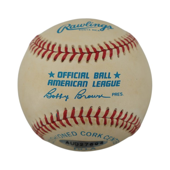 Rollie Fingers Oakland Athletics Autographed OAL Baseball UDA COA