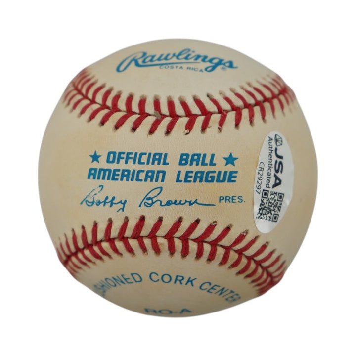 Dom DiMaggio Boston Red Sox Autographed OAL Baseball JSA COA