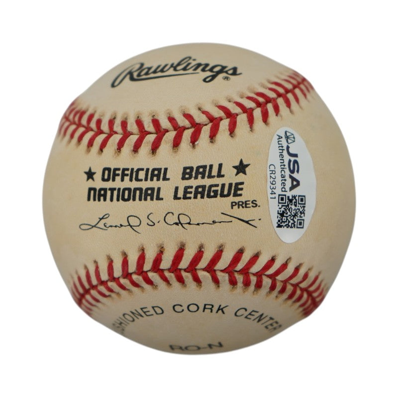 Warren Spahn Johnny Sain Boston Braves Autographed Inscribed ONL Baseball JSA COA