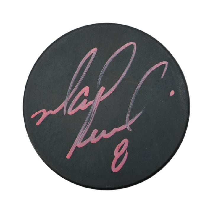 Mark Recchi Philadelphia Flyers Autographed Hockey Puck JSA COA