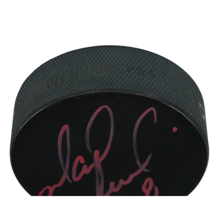 Mark Recchi Philadelphia Flyers Autographed Hockey Puck JSA COA