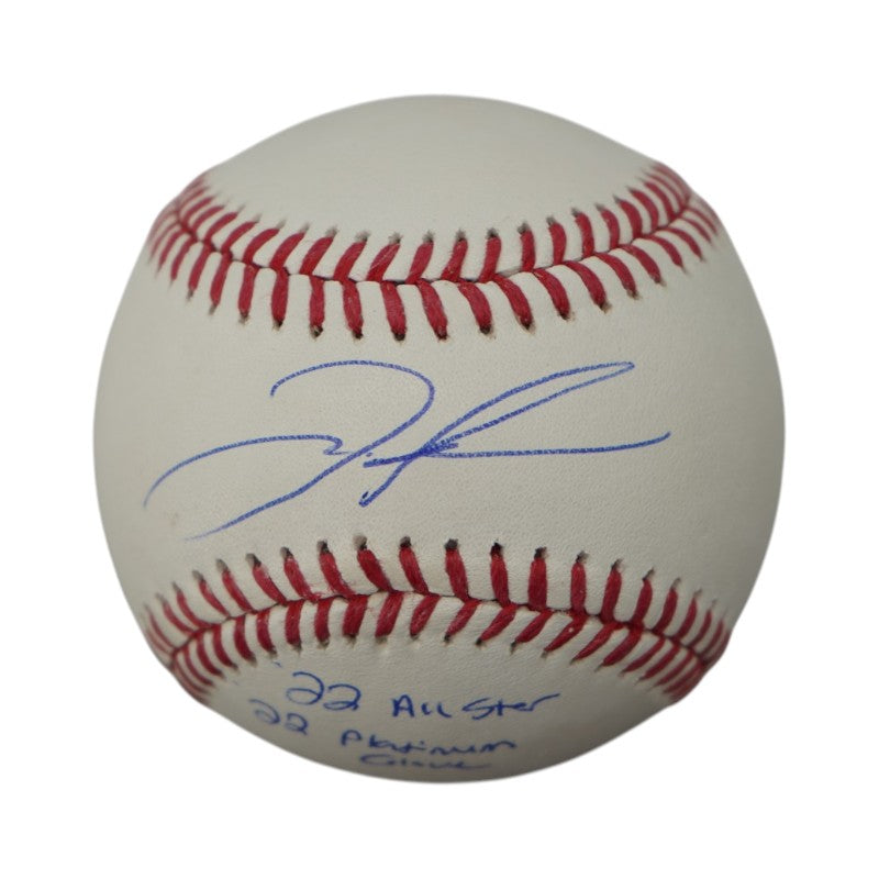 Jose Trevino New York Yankees Autographed Inscribed OMLB Baseball JSA COA
