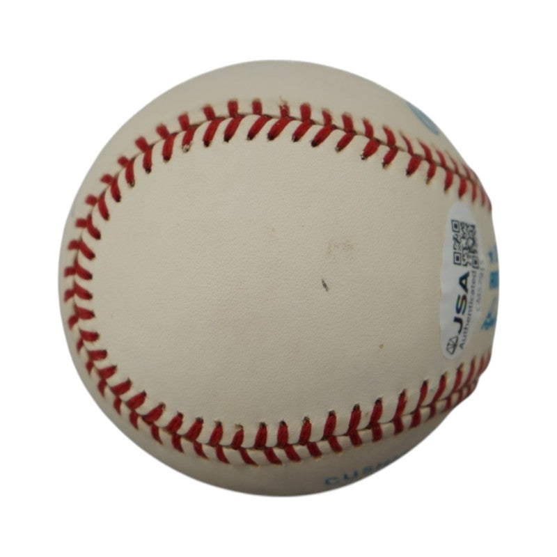 Reggie Jackson New York Yankees Autographed OAL Baseball JSA COA