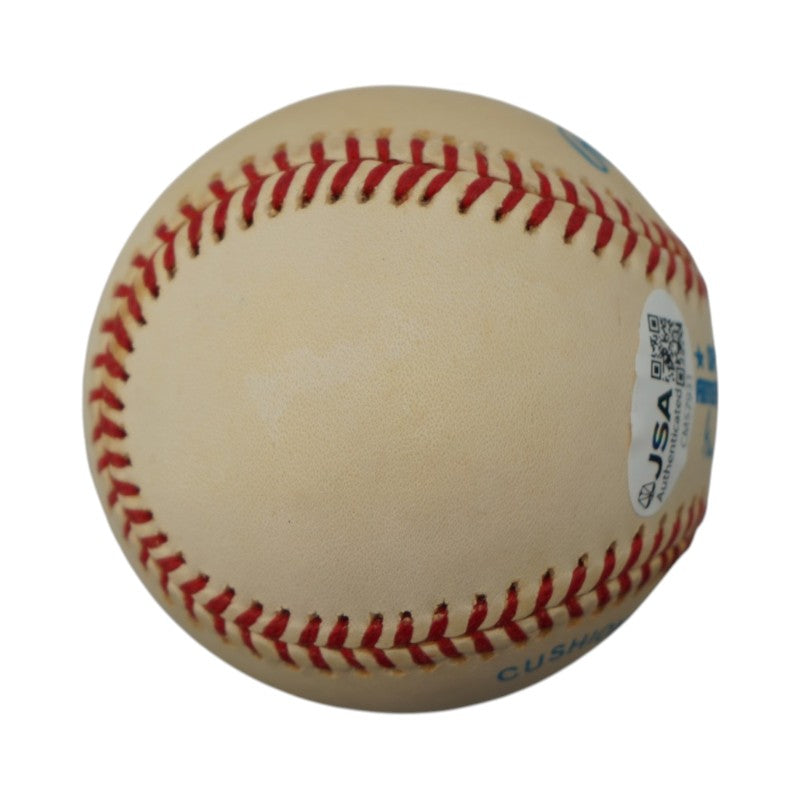 Don Larsen New York Yankees Autographed Inscribed OAL Baseball JSA COA