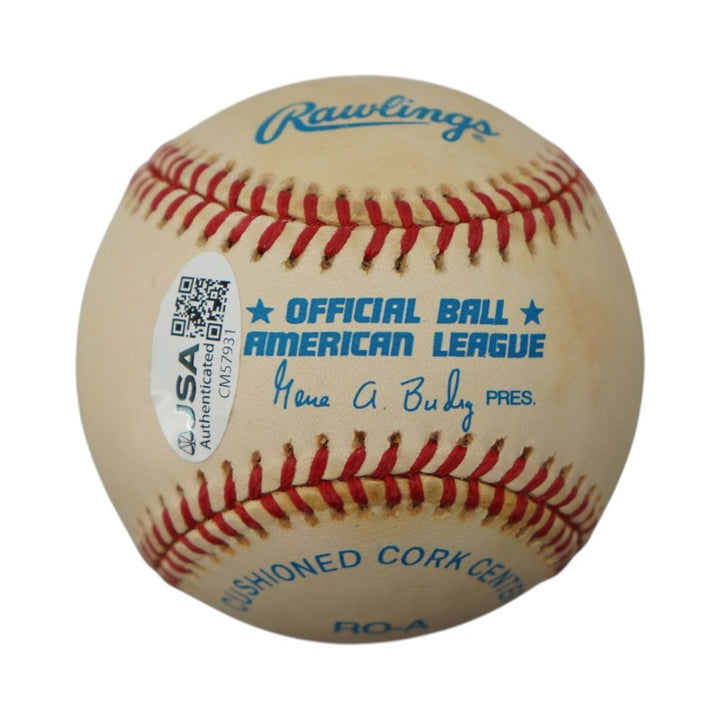 Don Larsen New York Yankees Autographed Inscribed OAL Baseball JSA COA