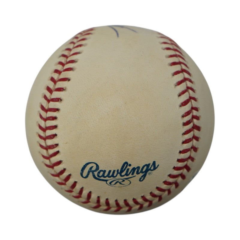 Jorge Posada New York Yankees Autographed OMLB Baseball JSA COA