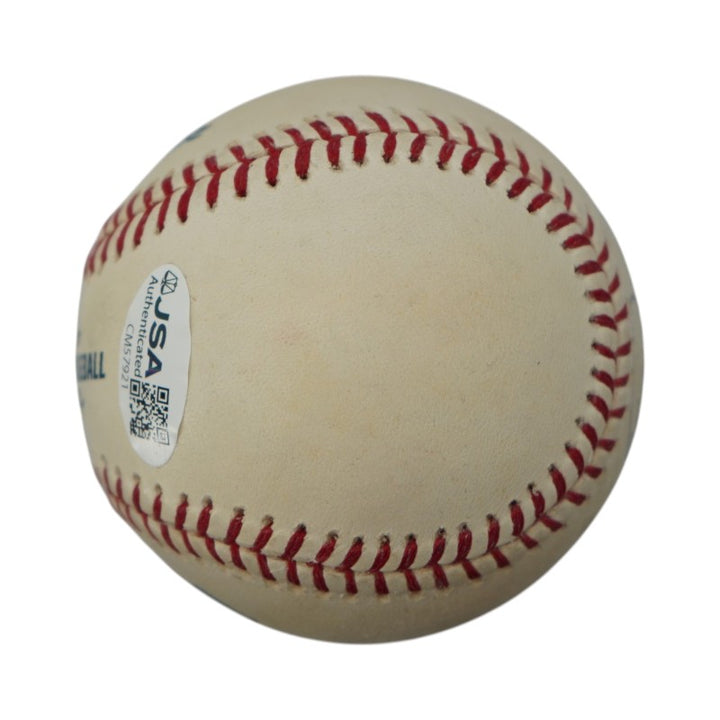 Jorge Posada New York Yankees Autographed OMLB Baseball JSA COA