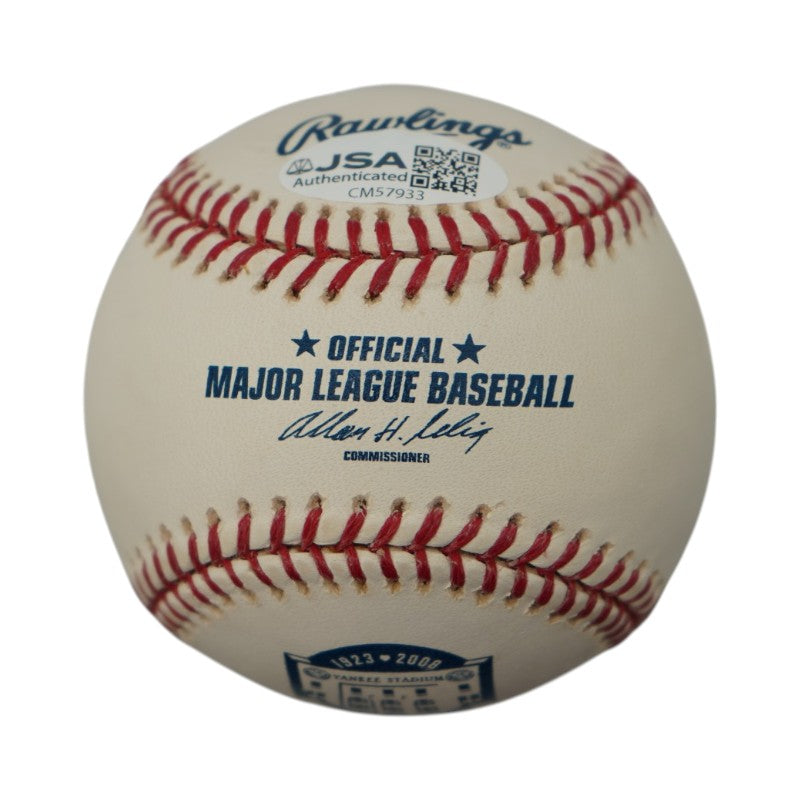Al Leiter New York Yankees Autographed YSFS Logo OMLB Baseball JSA COA