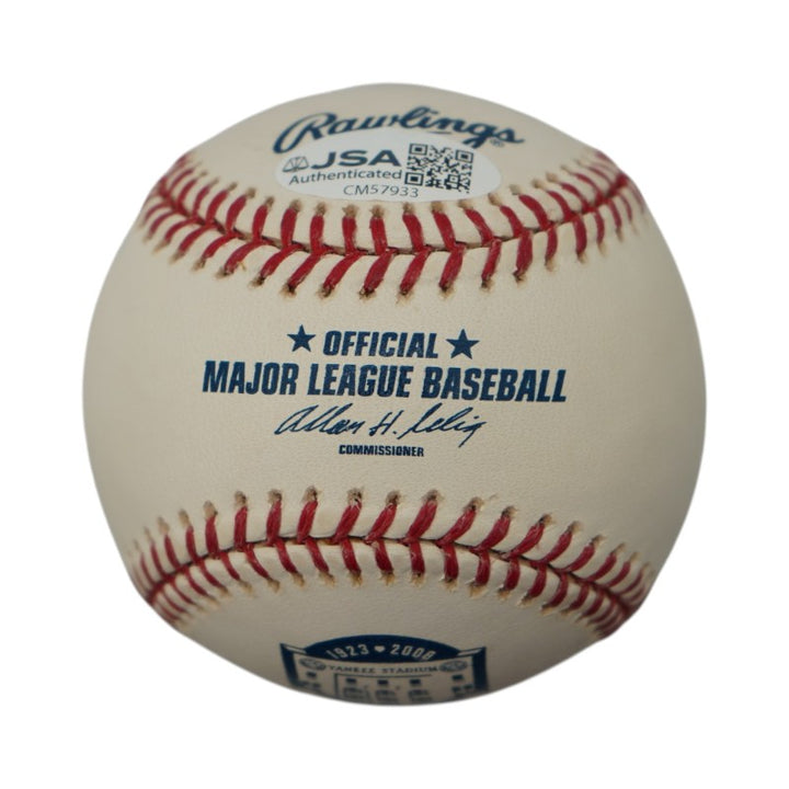Al Leiter New York Yankees Autographed YSFS Logo OMLB Baseball JSA COA