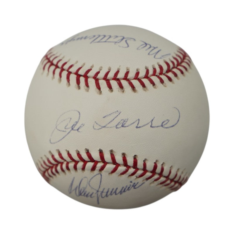 Torre Stottlemyre Zimmer New York Yankees Multi Signed OMLB Baseball JSA COA