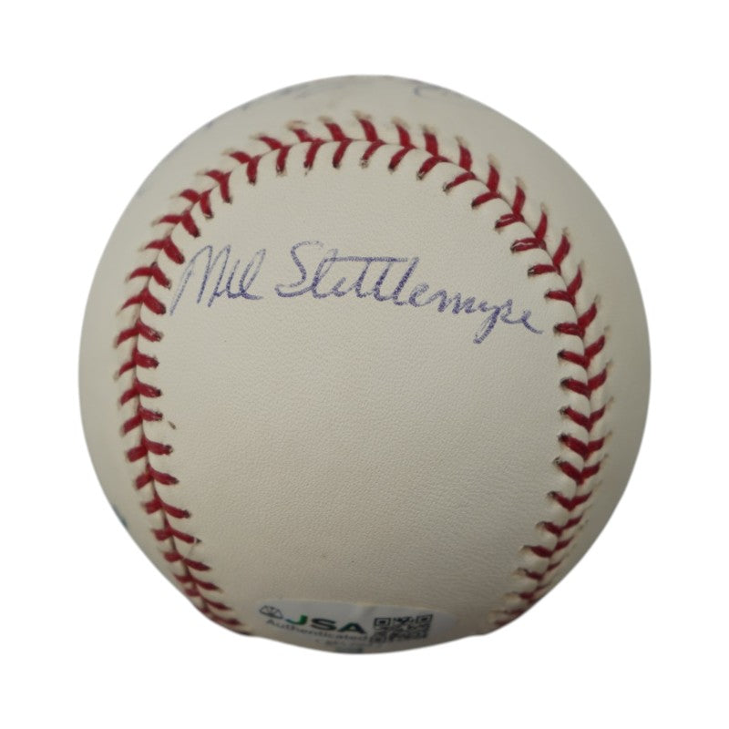 Torre Stottlemyre Zimmer New York Yankees Multi Signed OMLB Baseball JSA COA