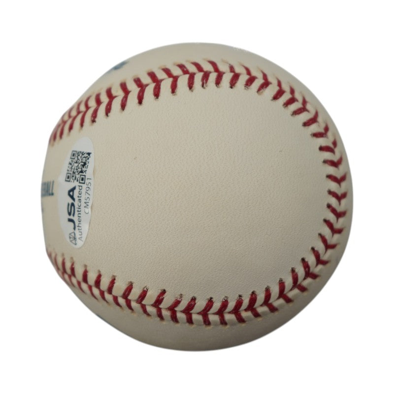Dave Righetti Giants Yankees Autographed OMLB Baseball JSA COA