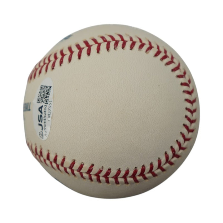 Dave Righetti Giants Yankees Autographed OMLB Baseball JSA COA