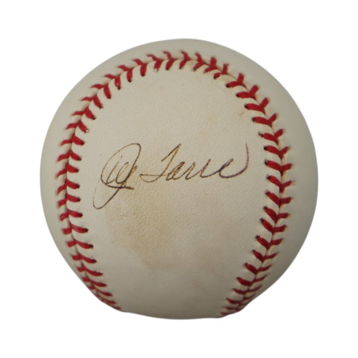 Joe Torre New York Yankees Autographed 1996 WS Logo Baseball JSA COA