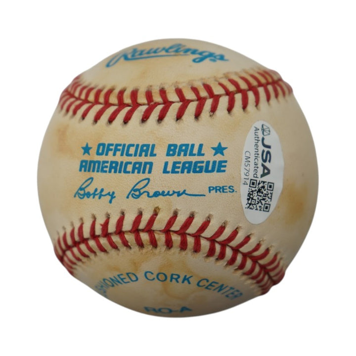 Bucky Dent New York Yankees Autographed OAL Baseball JSA COA