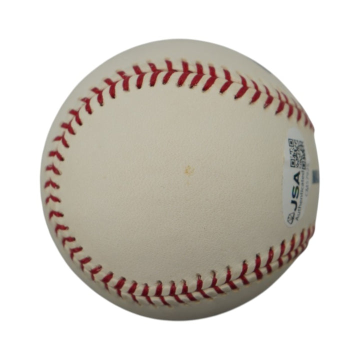 Reggie Jackson New York Yankees Autographed Inscribed OMLB Baseball JSA COA