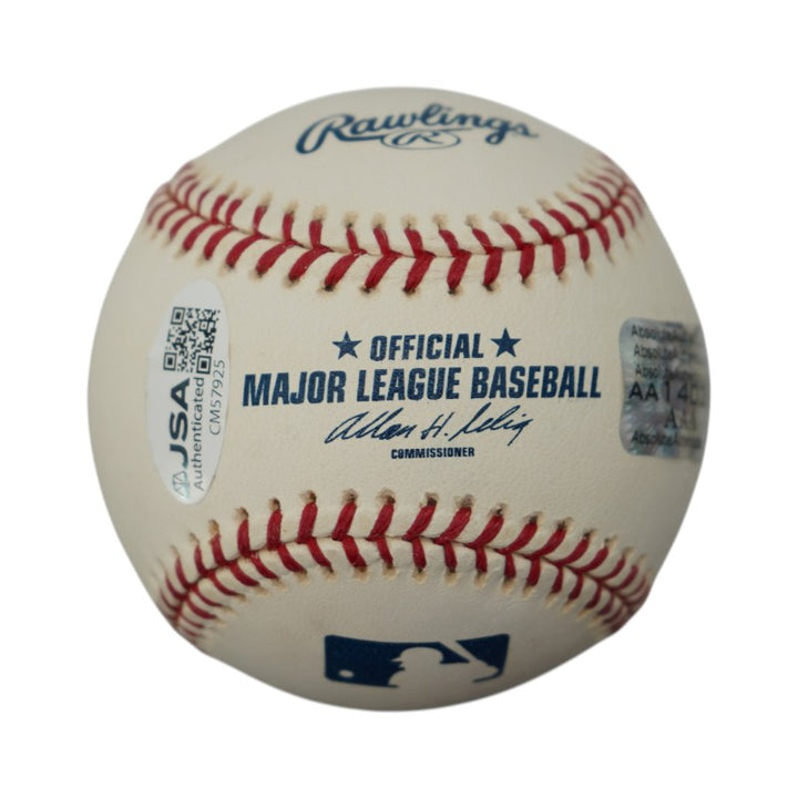 Reggie Jackson New York Yankees Autographed Inscribed OMLB Baseball JSA COA