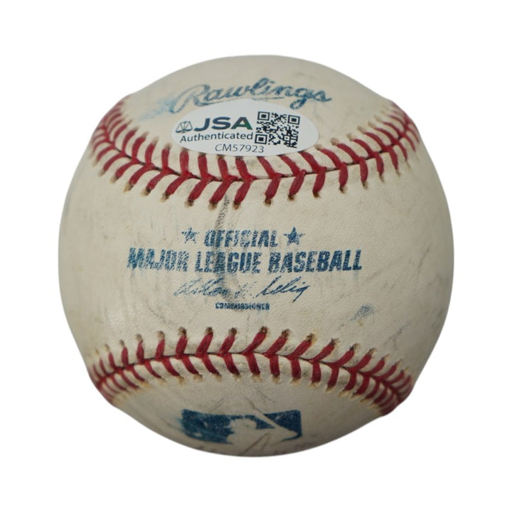 Melky Cabrera New York Yankees Autographed OMLB Baseball JSA COA