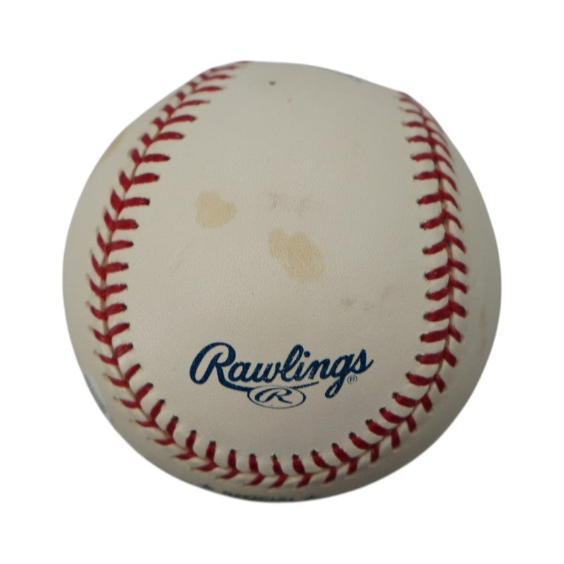 Morgan Ensberg Houston Astros Autographed OMLB Baseball JSA COA