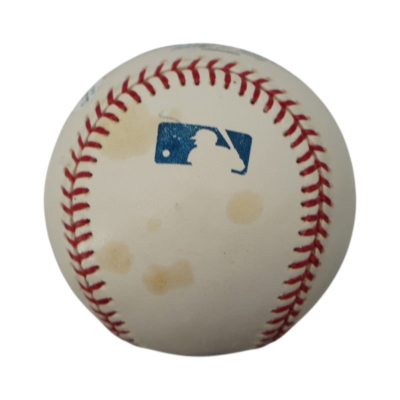 Morgan Ensberg Houston Astros Autographed OMLB Baseball JSA COA