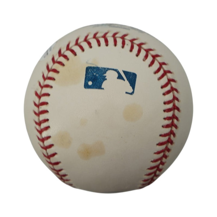 Morgan Ensberg Houston Astros Autographed OMLB Baseball JSA COA
