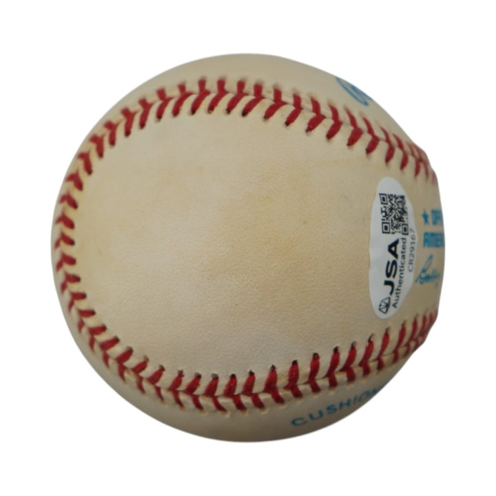 Mike Heath New York Yankees Autographed OAL Baseball JSA COA
