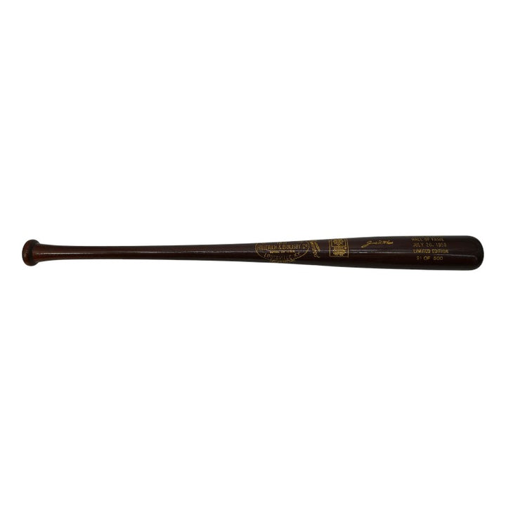 Zach Wheat Brooklyn Robins HOF Commemorative Louisville Slugger Bat LE 91/500