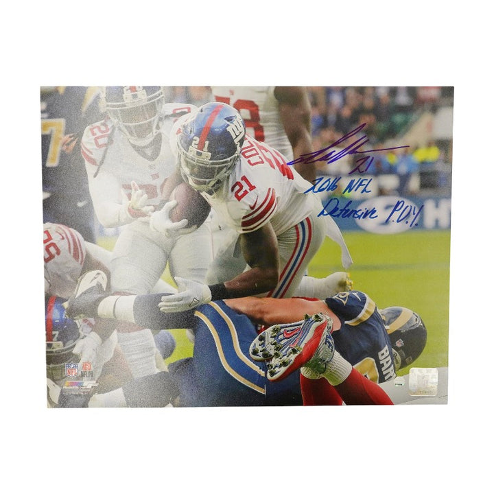 Landon Collins New York Giants Autographed Inscribed 11x14 Photo Steiner COA