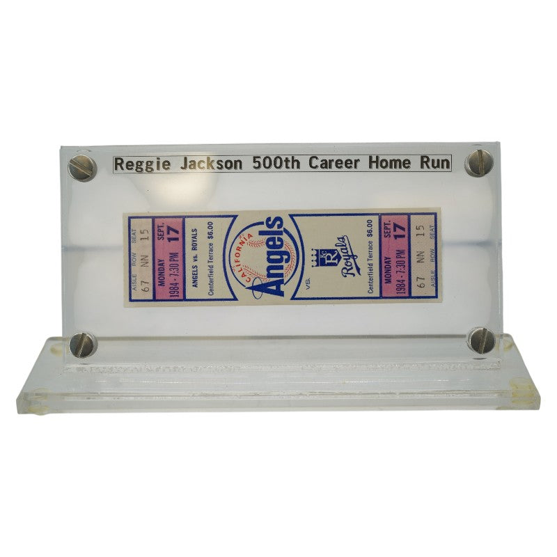 California Angels vs. Kansas City Royals 9/17/1984 Anaheim Stadium Ticket