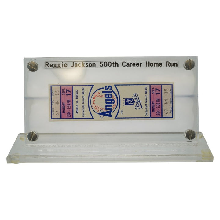 California Angels vs. Kansas City Royals 9/17/1984 Anaheim Stadium Ticket