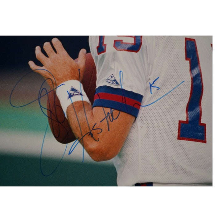 Jeff Hostetler New York Giants Autographed 16x20 Vertical Photo JSA COA