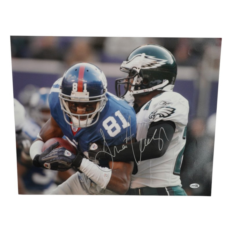 Amani Toomer New York Giants Autographed 16x20 Vertical Photo JSA COA