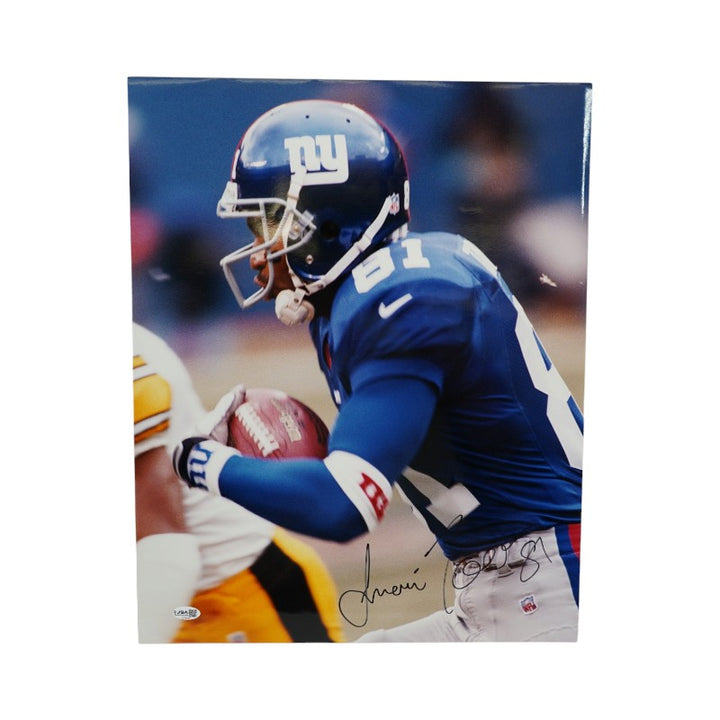 Amani Toomer New York Giants Autographed 16x20 Horizontal Photo JSA COA