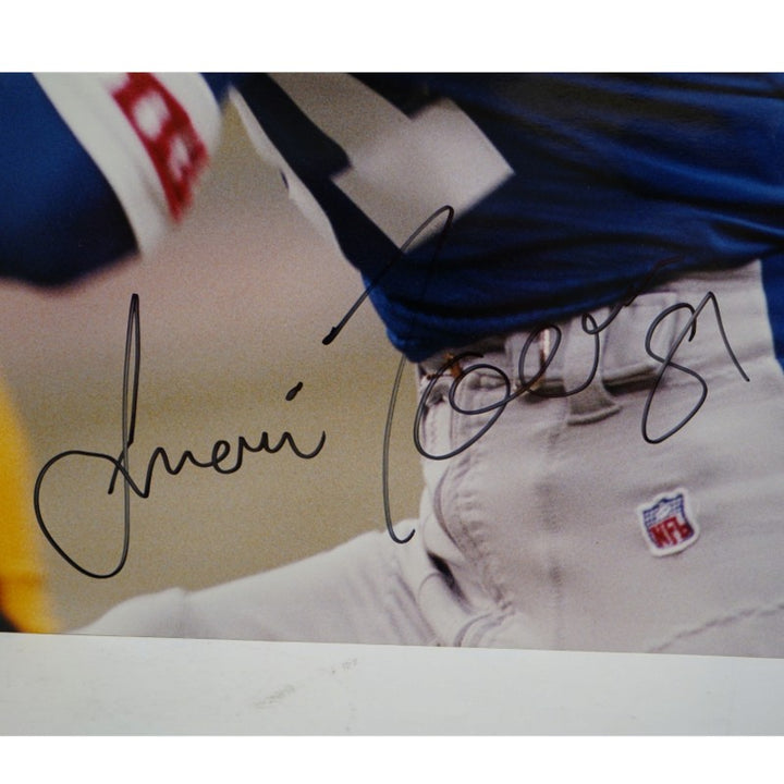 Amani Toomer New York Giants Autographed 16x20 Horizontal Photo JSA COA