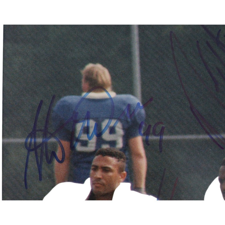 Hampton Tillman Anderson New York Giants Multi Signed 16x20 Photo JSA COA