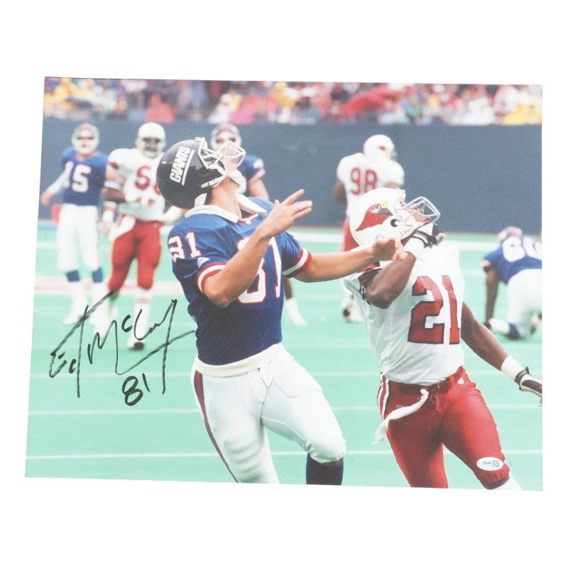 Ed McCaffrey New York Giants Autographed 16x20 Photo JSA COA