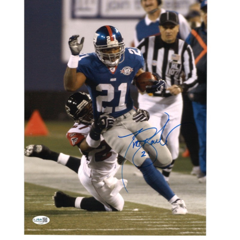 Tiki Barber New York Giants Autographed 11x14 Photo JSA COA #CS78405