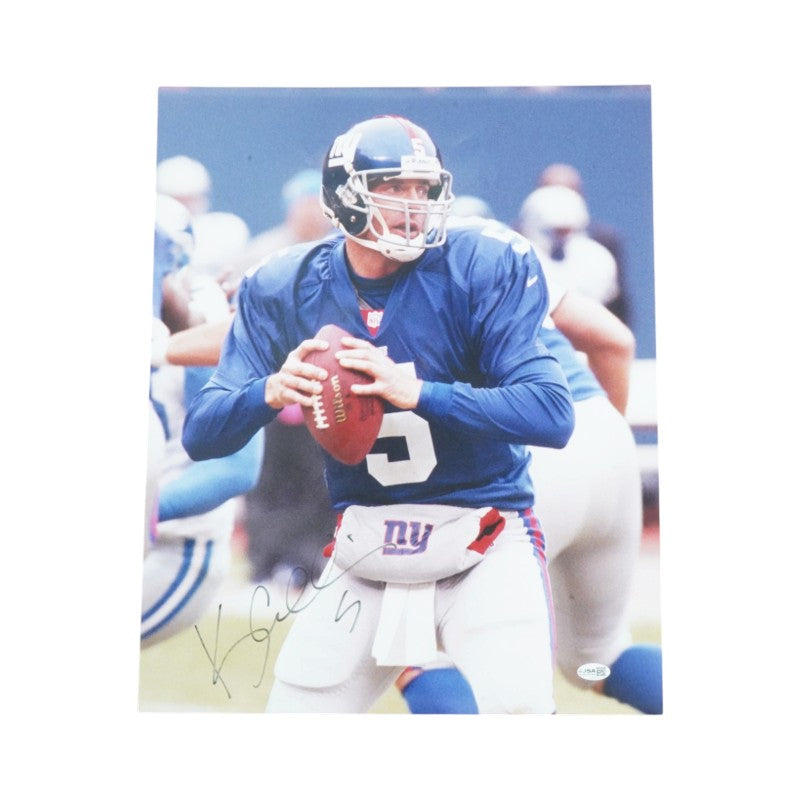 Kerry Collins New York Giants Autographed 16x20 Vertical Photo JSA COA
