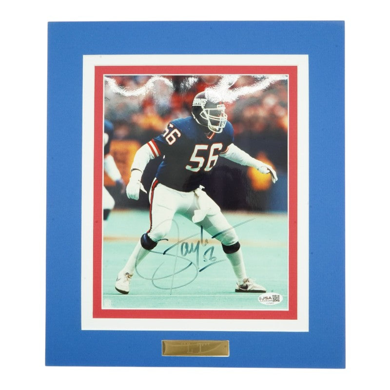 Lawrence Taylor New York Giants Autographed Matted 8x10 Photo JSA COA